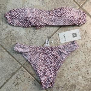 NWT- Snakeskin Swimsuit
